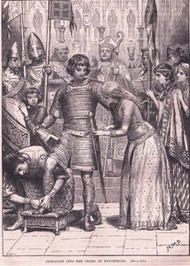 Iniciación en la orden de caballería alrededor del año 1085 de Henry Marriott Paget